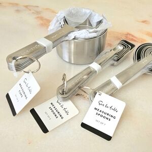 Stainless Steel Measuring Spoons & Cups